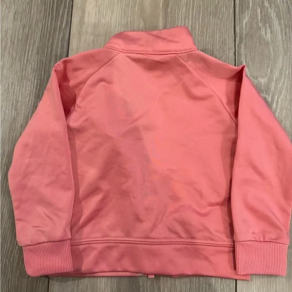 Nike Girls Coral Pink Track Jacket - Picture 2 of 3